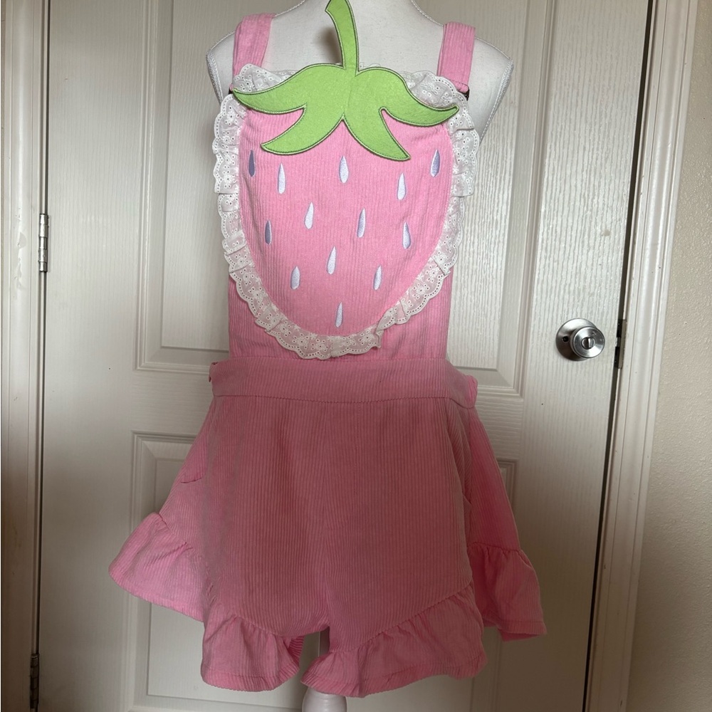 Miss Candyholic Strawberry Shortalls